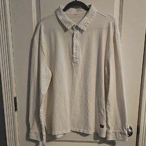 Men's MIER Cream Long Sleeve Shirt